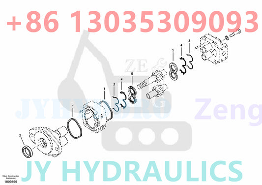 VOLVO EC330B EC360B EXCAVATOR VOE14505880 SA7210-00930 HEAVY GEAR PUMP