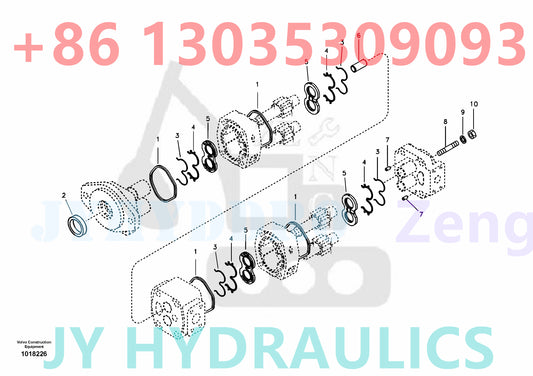 VOLVO EC330B EC360B EC460B EXCAVATOR VOE14509153 VOE145255453 VOE14520055 VOE14525548 HEAVY GEAR PUMP