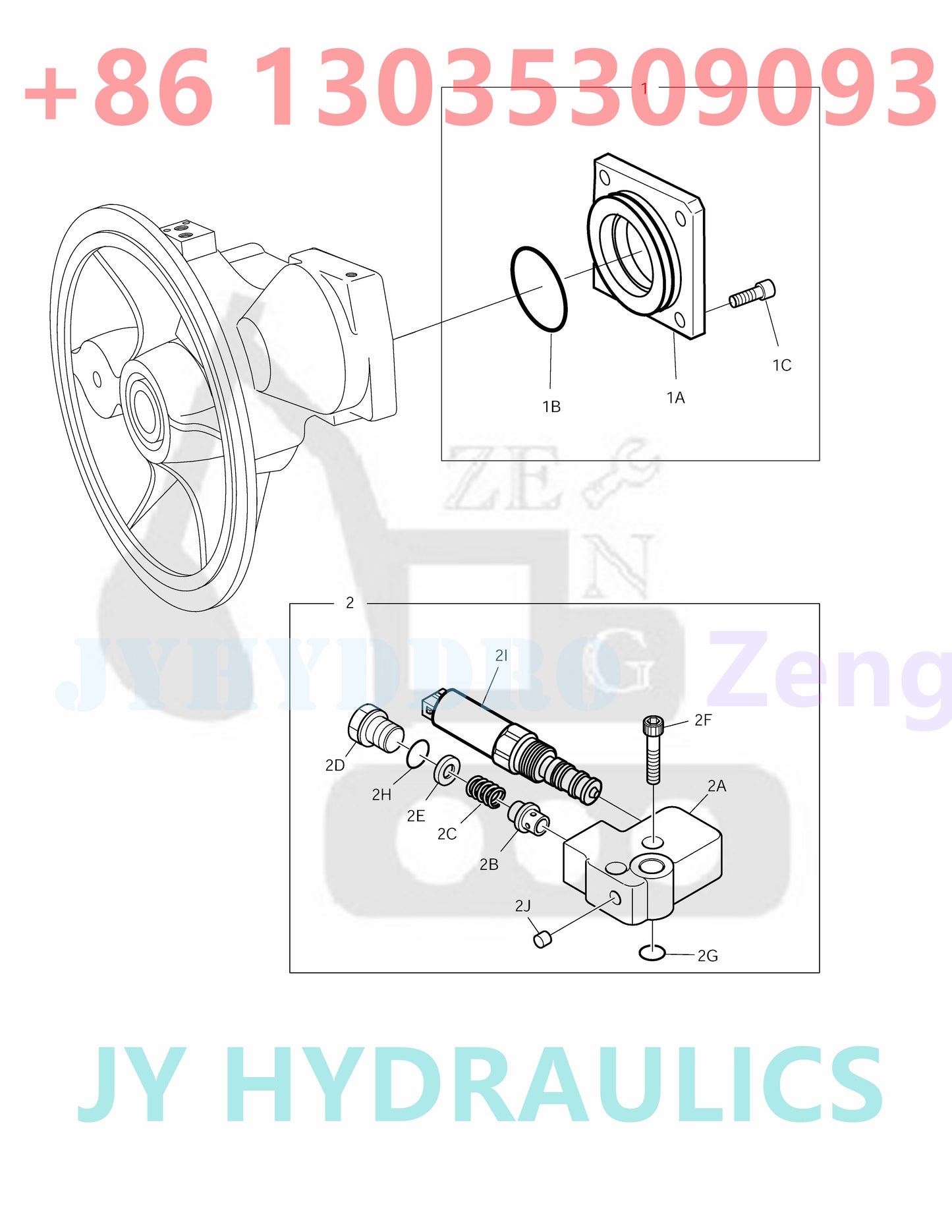 DOOSAN DX140W / DX160W TIER-II DX140W / DX160W TIER-III DX140W/DX160W DX160W RAIL WAY EXCAVATOR 170403-00077 401-00452B TRAVEL MOTOR ROTARY GROUP AND SPARE PARTS