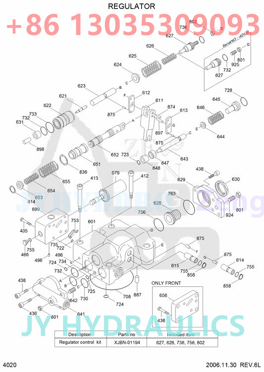 HYUNDAI R140LC-7 R140LC-9(INDIA) EXCAVATOR 31N3-10010 31N3-10011 HYDRAULIC MAIN PUMP ROTARY GROUP AND SPARE PARTS