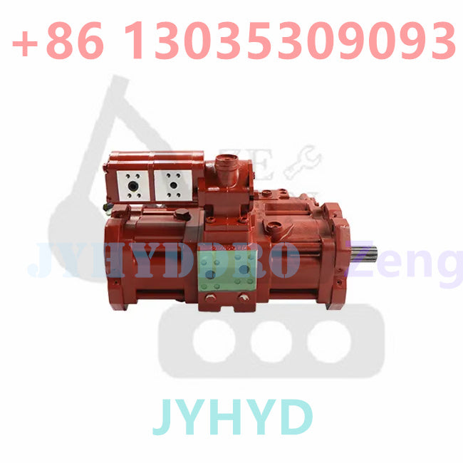 KAWASAKI K5V80DTP-9N(PTO) HYDRAULIC MAIN PUMP FOR HYUNDI R150 EXCAVATOR