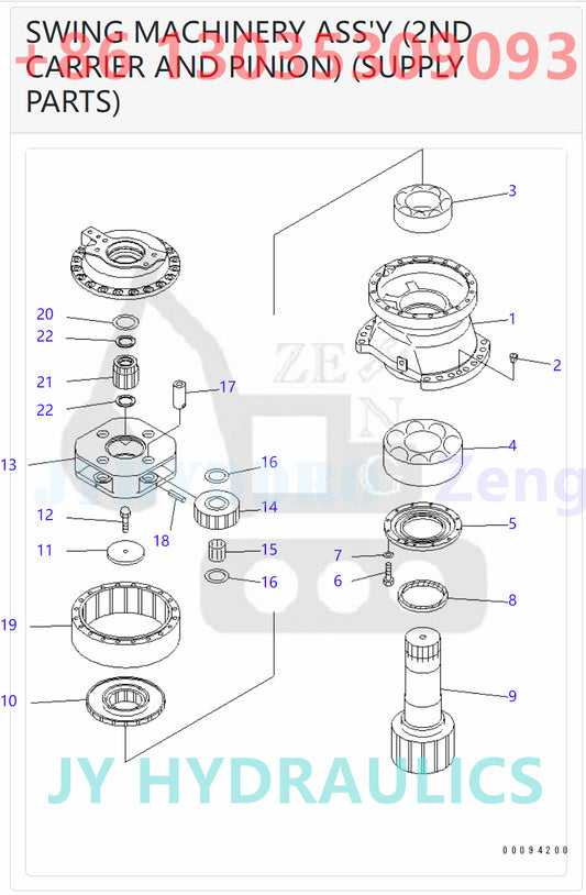 KOMATSU PC800-8 EXCAVATOR SWING MACHINERY ASS'Y①