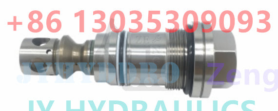 Overflow valve pressure compensation valve with one-way valve PC