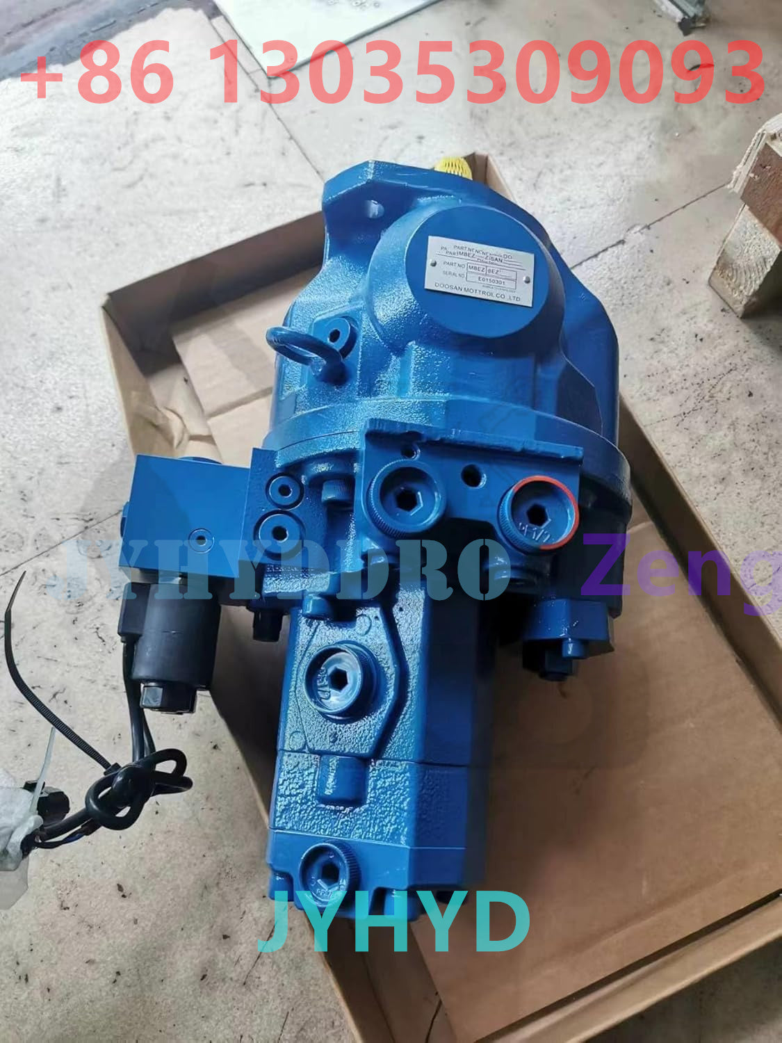 DOOSAN DX60R EXCAVATOR HYDRAULIC PUMP WITH VALVE