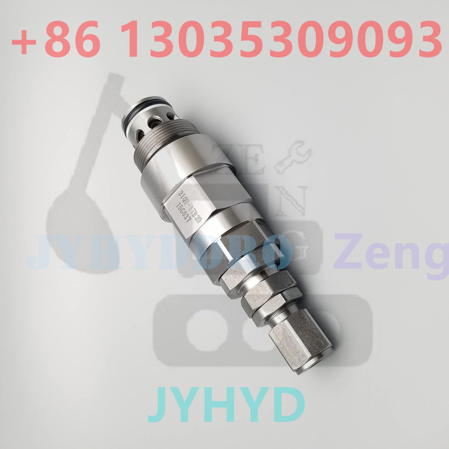 HYUNDAI R305-9T R305-7 EXCAVATOR MAIN CONTROL VALVE ASSY 31QB-17B20 RELIEF VALVE