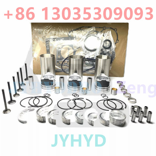 Engine Rebuild Kit Major Overhaul for Kubota D722 Engine 3 Cylinder