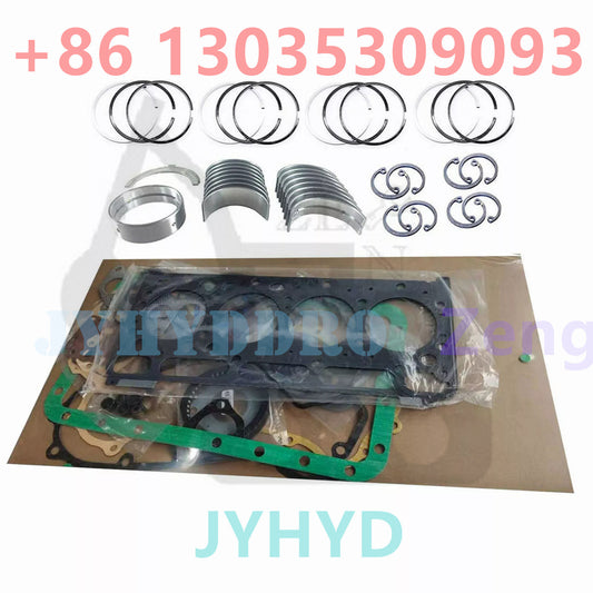 4D94E 4TNE94 Overhaul Re-ring Kit for Yanmar Komatsu Forklift Tractor Skid Steer