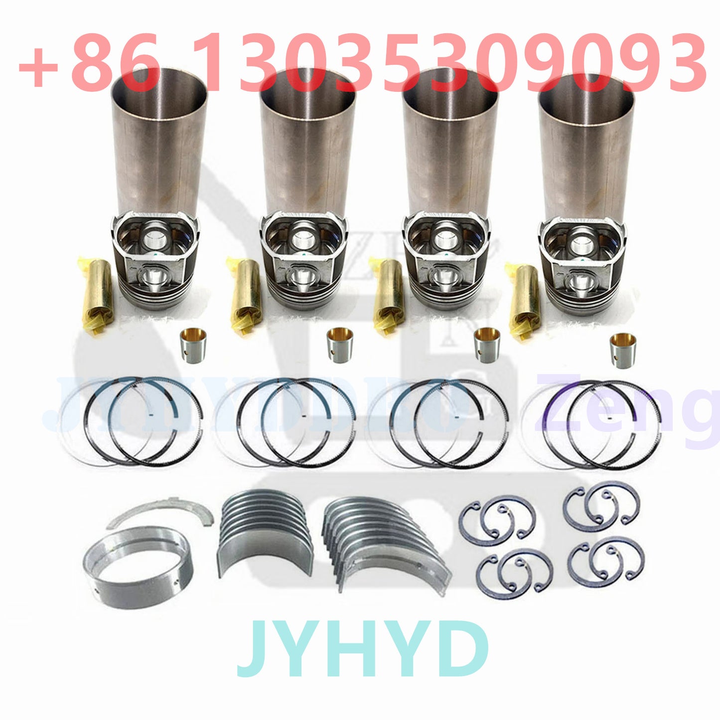 V1302 Overhaul Rebuild Kit for Kubota Engine (withnot Gasket Kit)