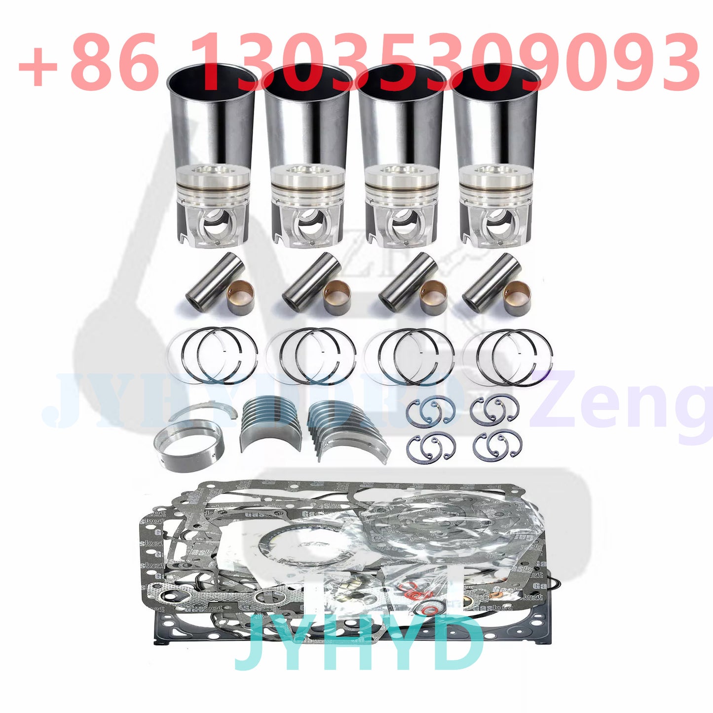 Overhaul Rebuild Kit For Nissan Pathfinder R51 Navara D22 D40 YD25 YD25DDTI 2.5L