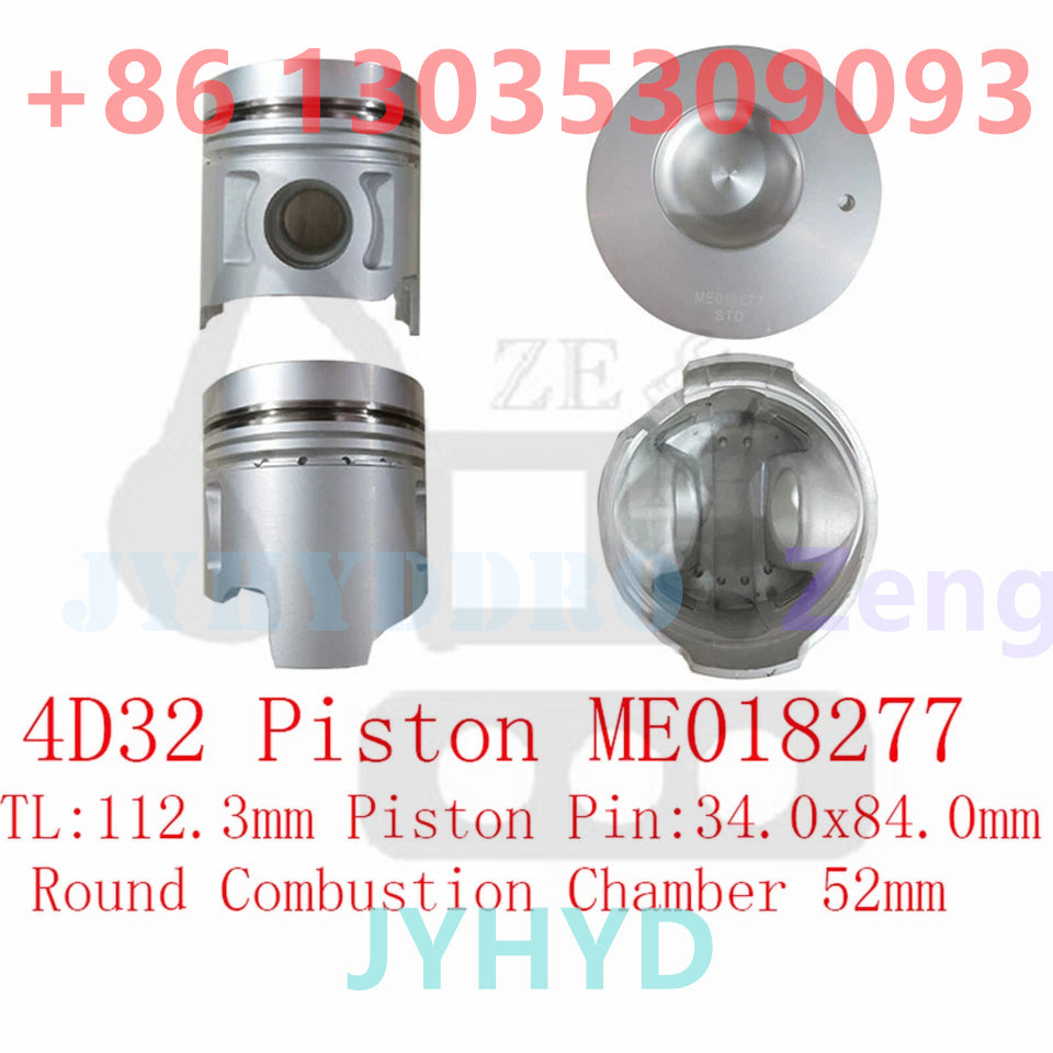 Rebuild Kit NO Gasket Valve for Mitsubishi 4D32 3.6L ENGINE Piston ME018277