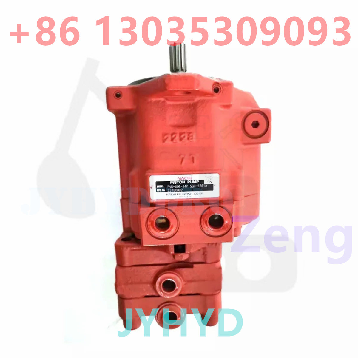 NACHI PVD-00B-14P-5G3 Hydraulic Pump for Kubota Doosan Hitachi Rinko ER616F