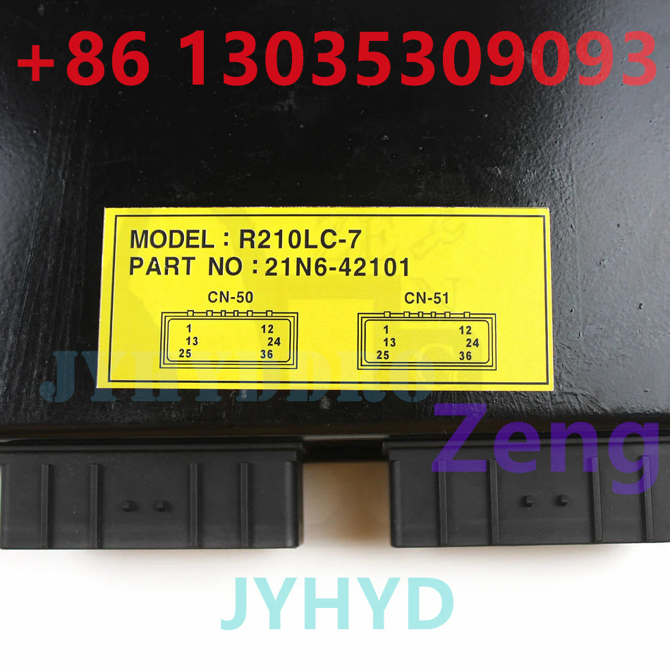 Hyundai R215LC7 RD210-7 R210LC-7E EXCAVATOR 21N6-33100 21N6-33102 Controller