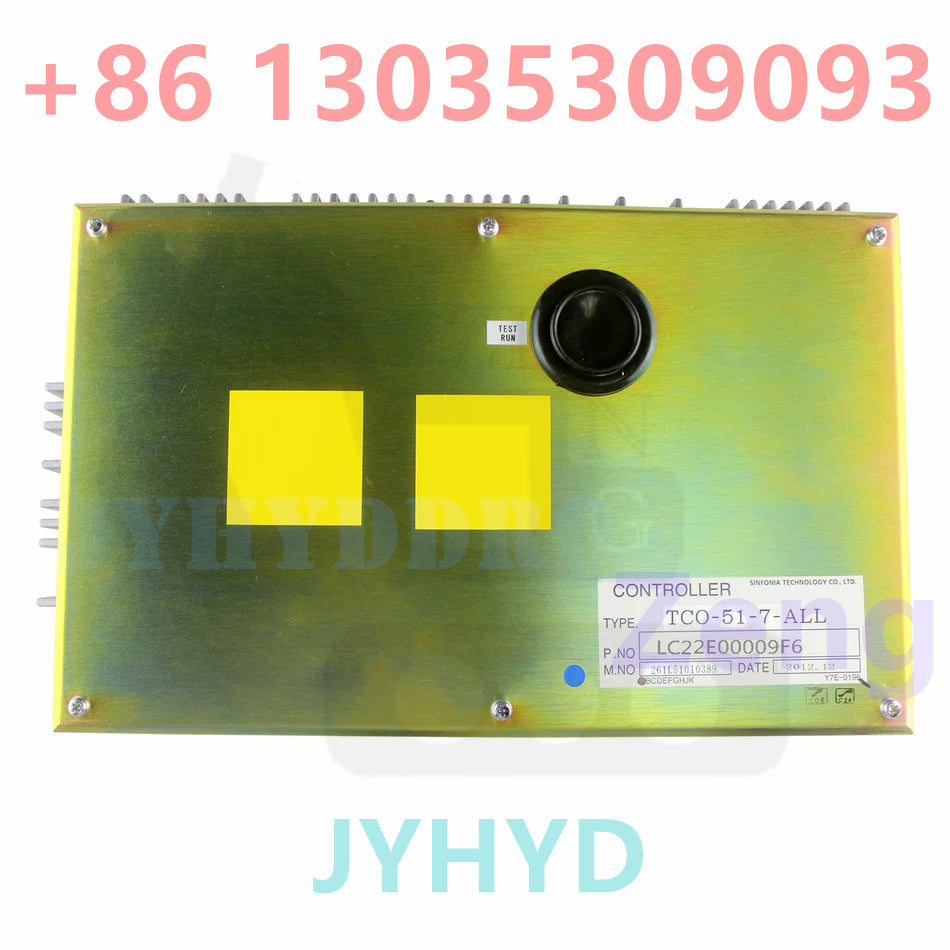 Kobelco SK75UR SK75 EXCAVATOR YR22E00009F2 YR22E00009F3 Controller Control Unit