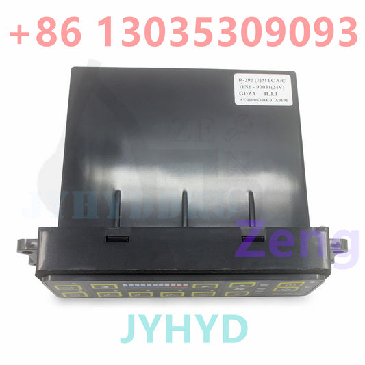 Hyundai Robex RX215-7 RX215-7C Excavator 11N6-90031 AC Control Panel