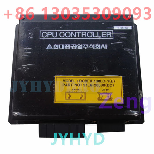 Hyundai Robex R130LC-1(E) R130-5 Excavator 21E6-20600 CPU ECU Controller