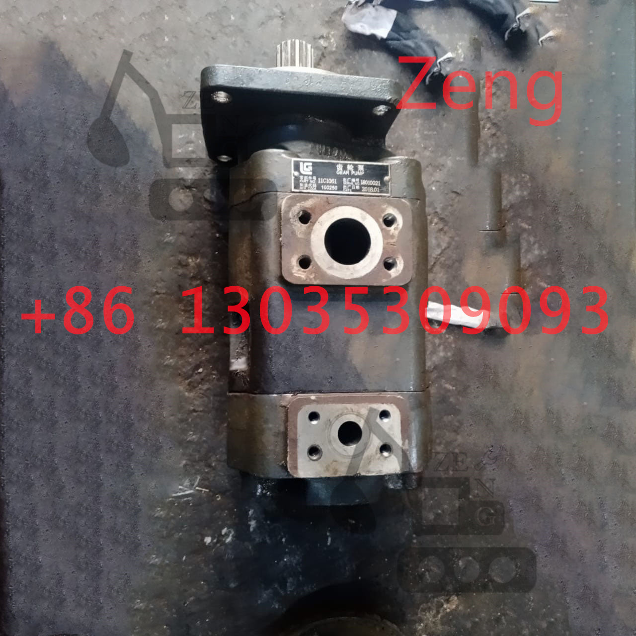 11C1061 CLG856 hydraulic pump gear pump pilot pump