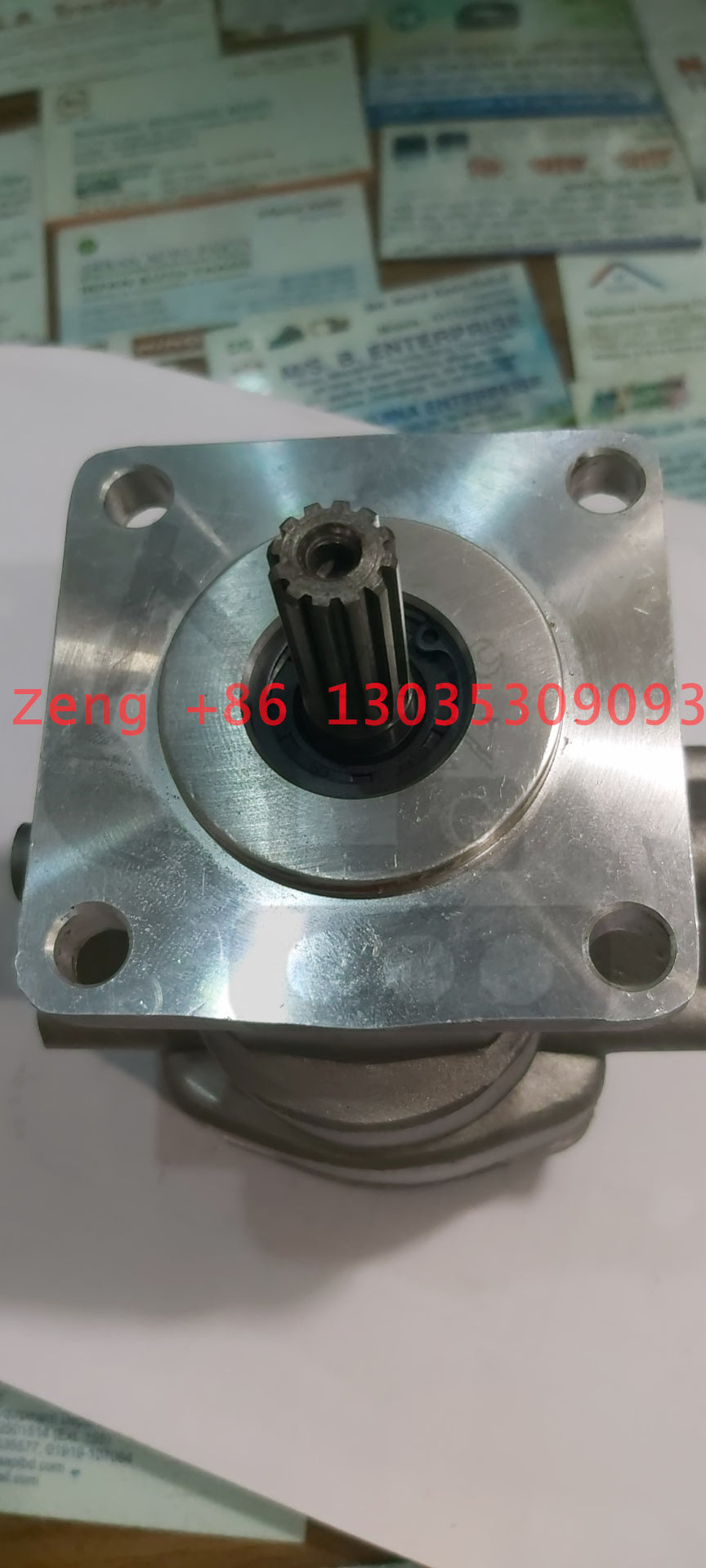 yanmar spline key SK907B hydraulic pump gear pump pilot pump