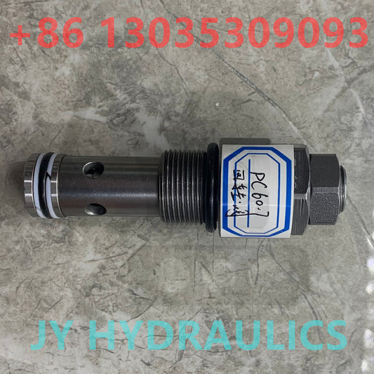 KOMATSU PC60-7 EXCAVATOR SWING MOTOR RELIEF VALVE
