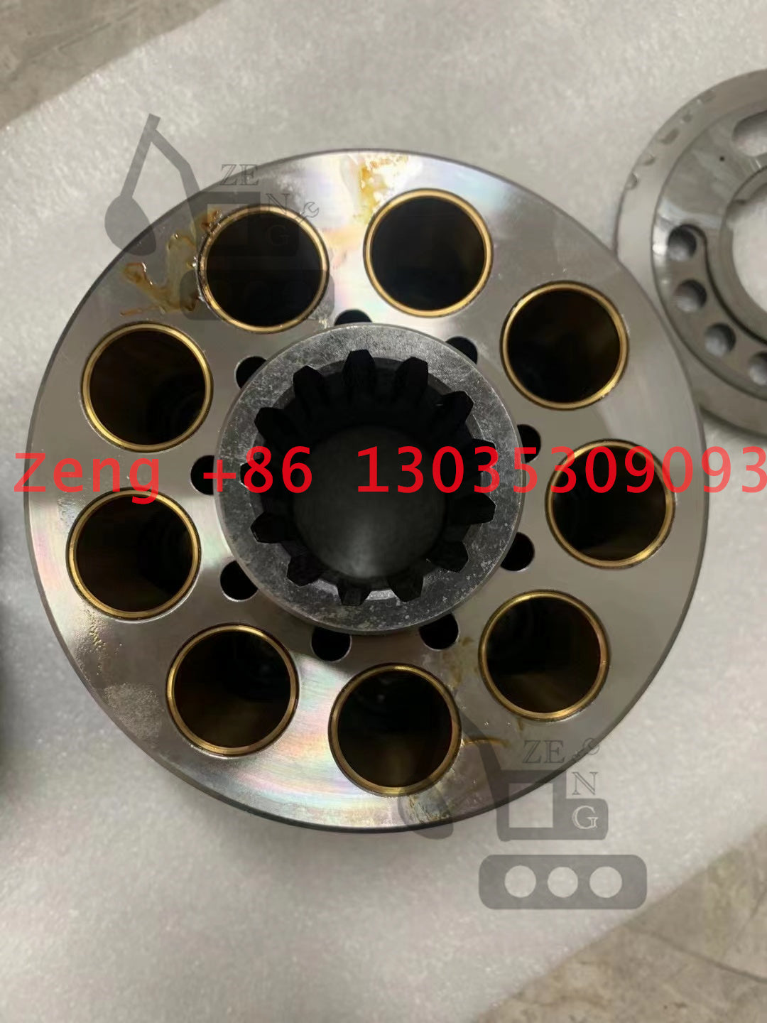 SBS120E CAT320D2 hydraulic pump cylinder block rotor