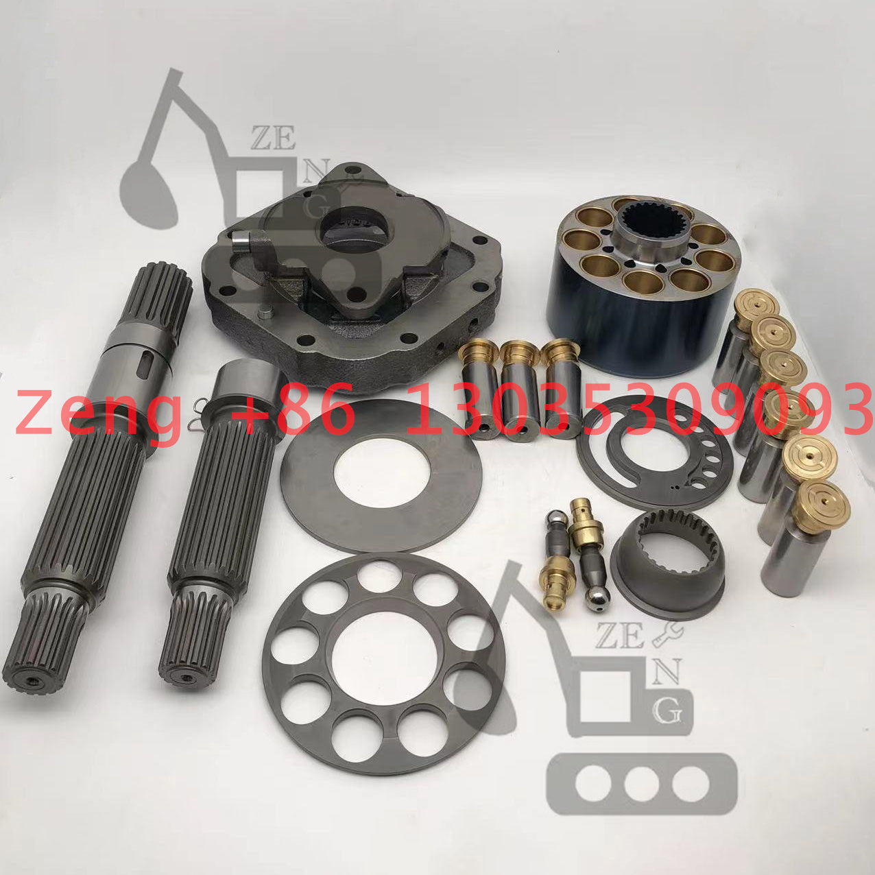 Kawasaki DPA117 hydraulic pump rotory group and spare parts for mbfb403b Daewoo DX215-9 DX225-9 excavator