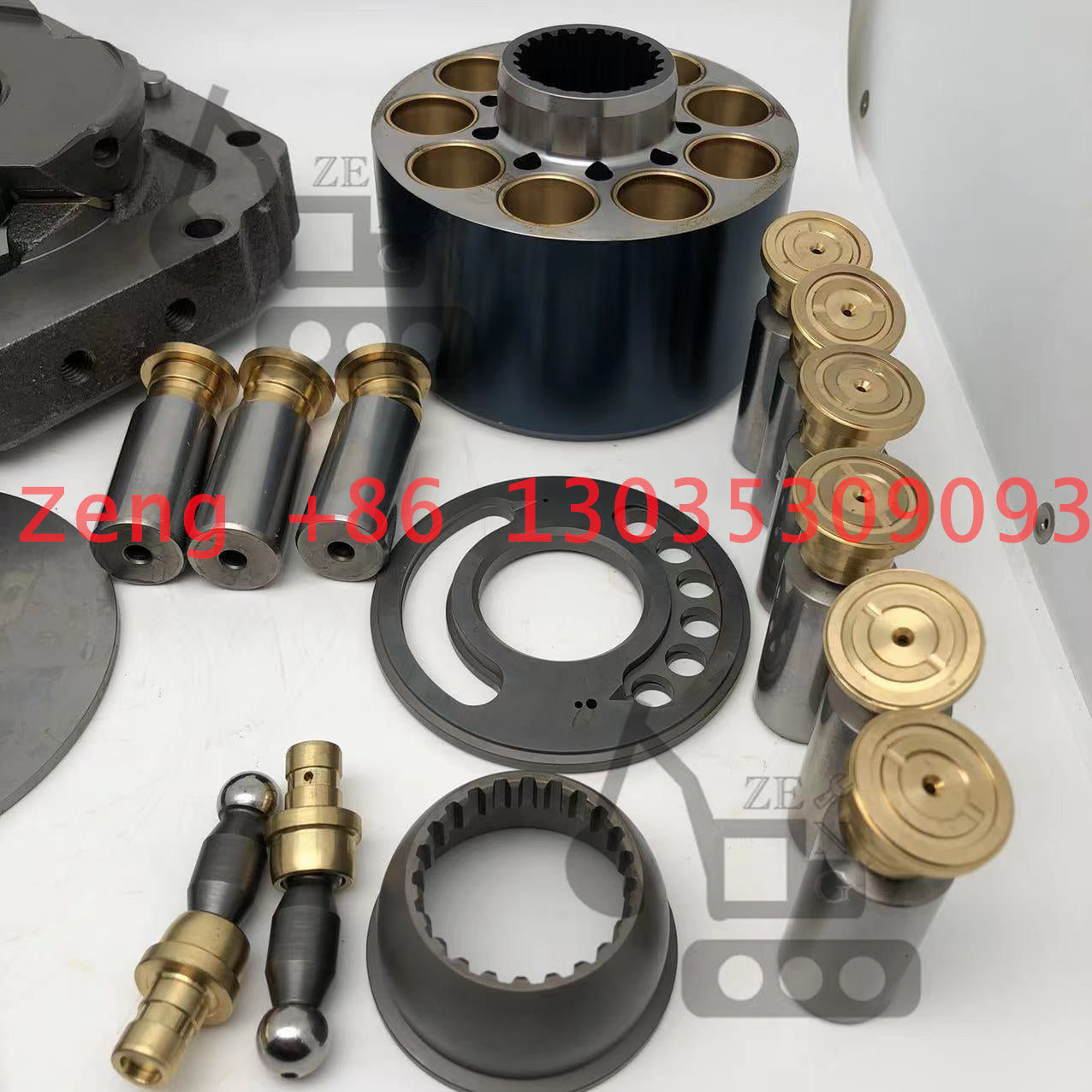 Kawasaki DPA117 hydraulic pump rotory group and spare parts for mbfb403b Daewoo DX215-9 DX225-9 excavator