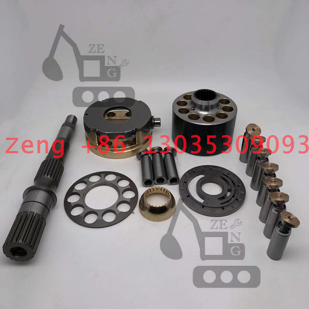 Komatsu HPD56 LPD56 hydraulic pump rotory group and spare parts for PC120-8 PC128UU-6 PC130-8 PC138-8 excavator