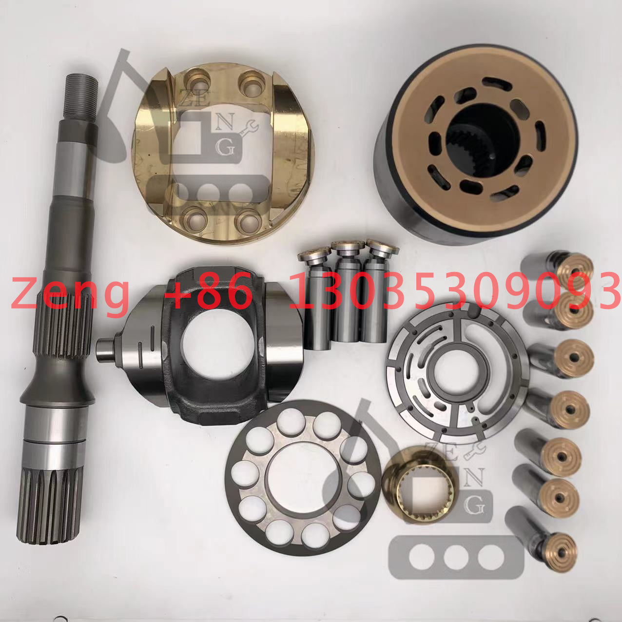 KOMATSU PC130-8 PC138US-8 excavator 708-3D-00020 708-3D-01020 hydraulic pump parts