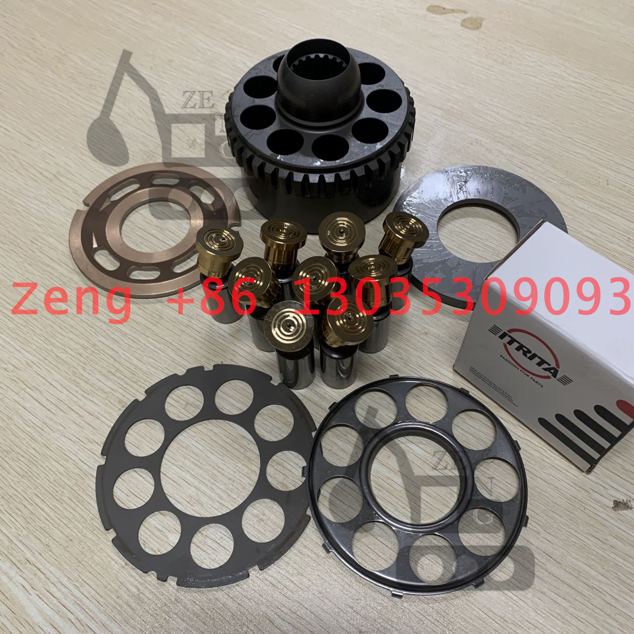 CAT312D2L M5X80 swing motor valve plate