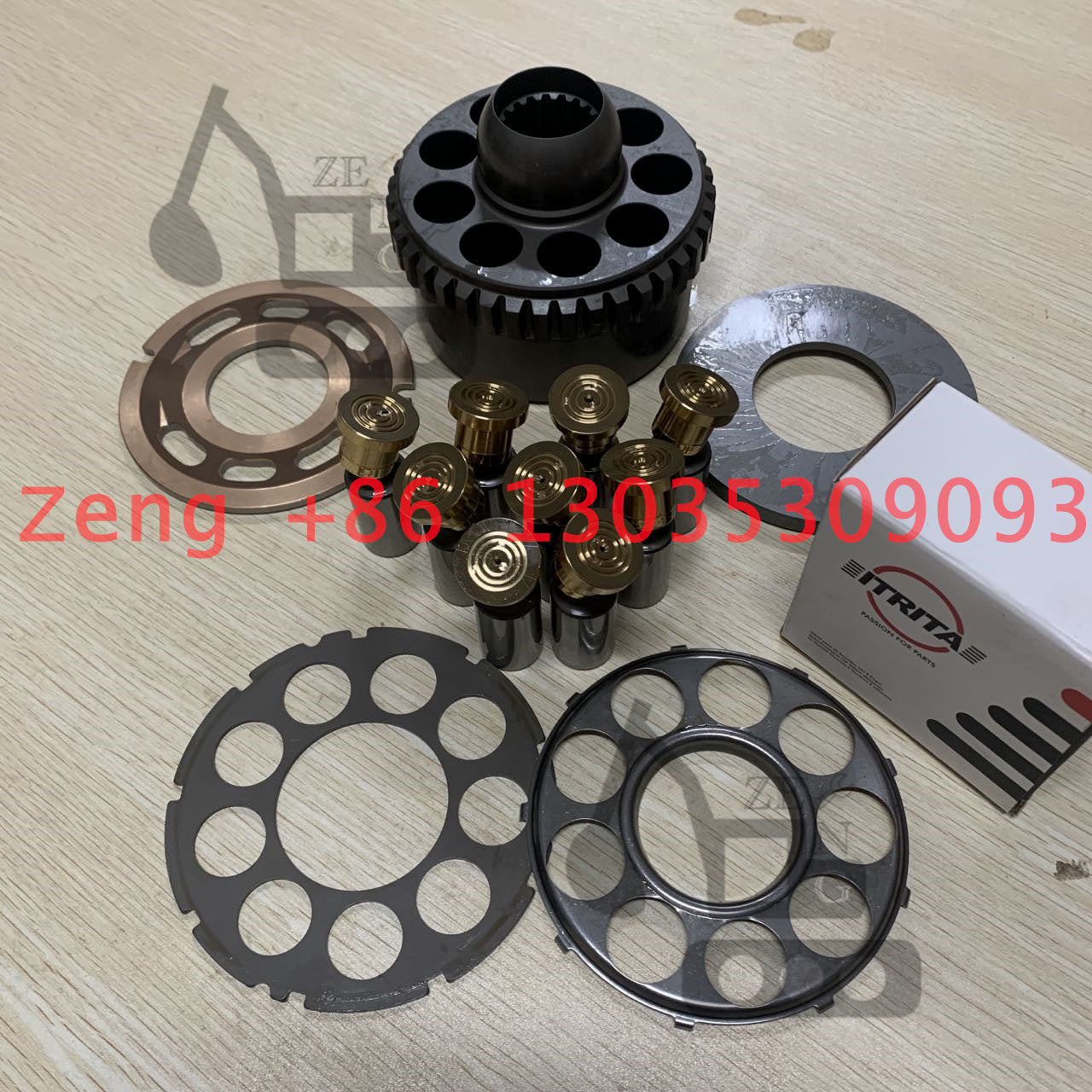 kawasaki M5X80 hydraulic swing motor rotory group and spare parts for caterpillar cat312d2 excavator