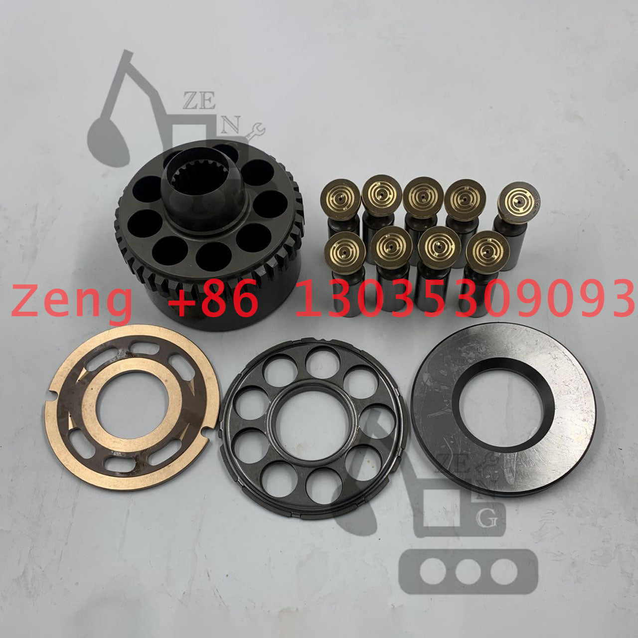 M5X80 CAT312D2L swing motor shoe plate thrust plate