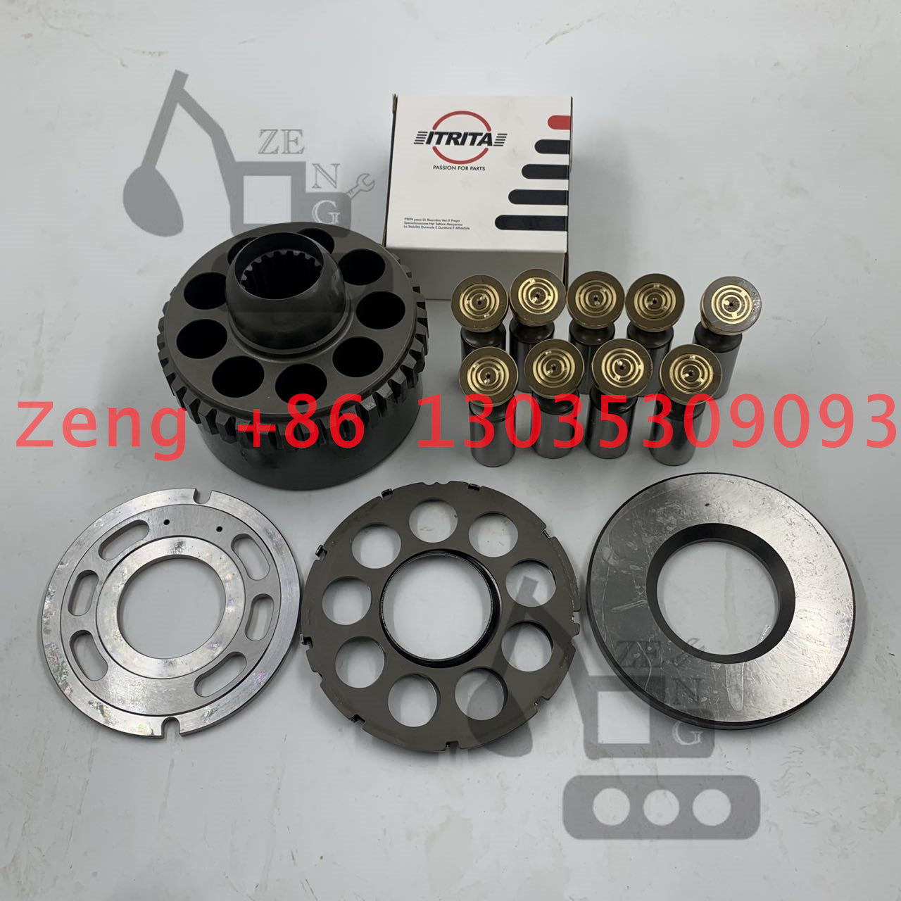 CAT312D2L M5X80 swing motor valve plate