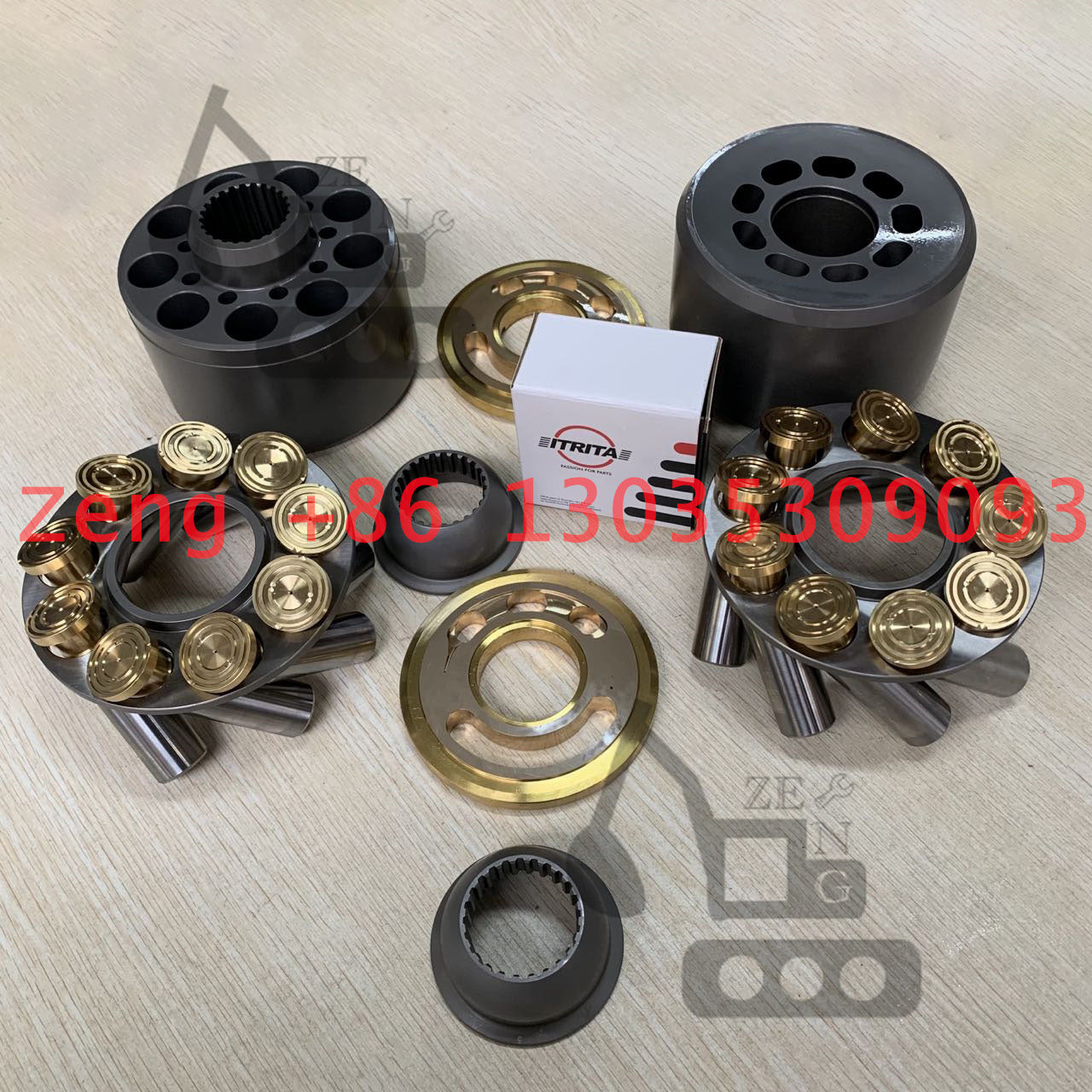 Kawasaki K7V125 hydraulic pump rotory group and spare parts for Hyundai R225S，Kobelco SK200-10 SK210-10 SK260LC SK330，Sany SY245H SY265，XCMG XE215 XE250，Liugong CLG925 excavator