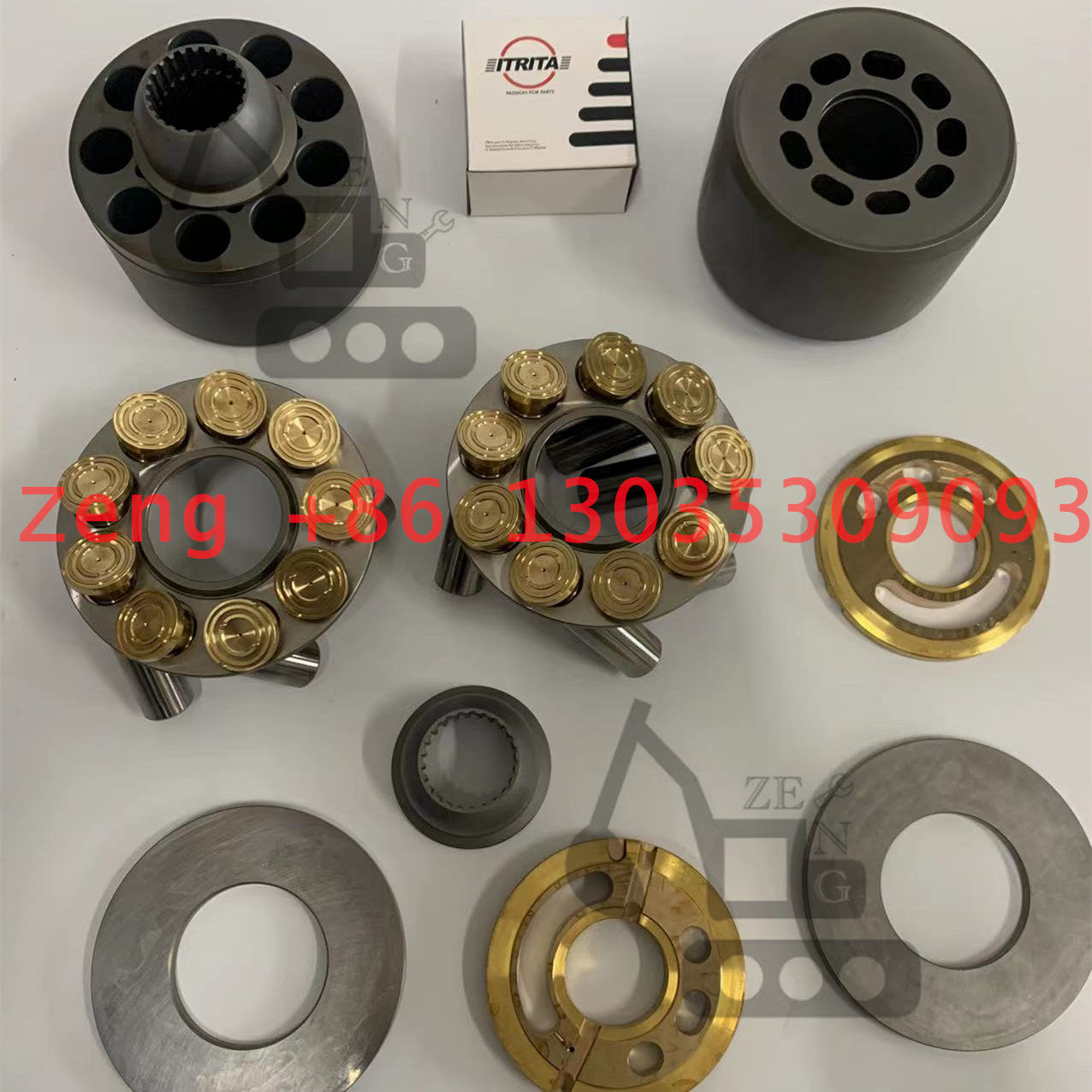 Kawasaki K7V125 hydraulic pump rotory group and spare parts for Hyundai R225S，Kobelco SK200-10 SK210-10 SK260LC SK330，Sany SY245H SY265，XCMG XE215 XE250，Liugong CLG925 excavator