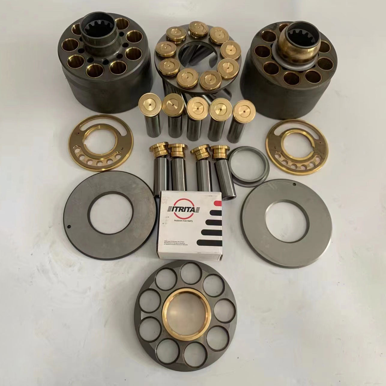 SBS120 CAT320C hydraulic pump support and servo pin