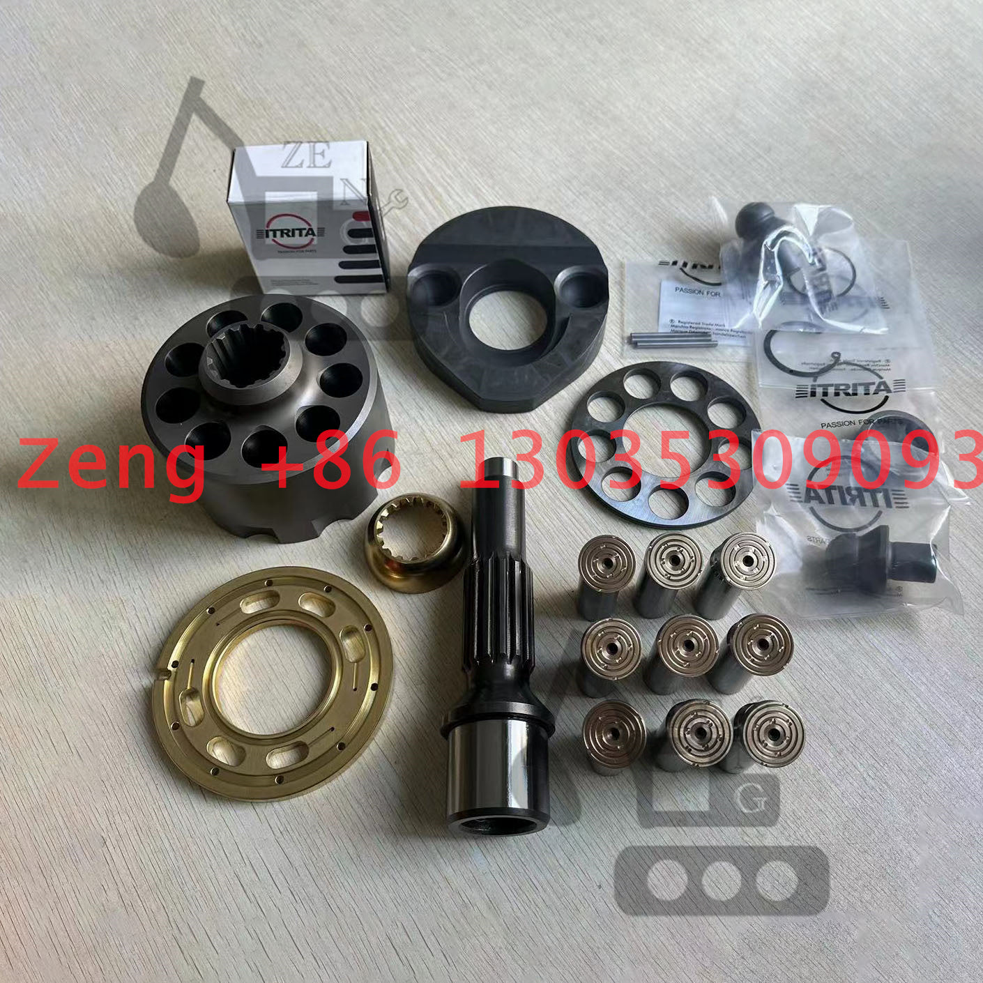 Komatsu HMV110 final drive travel motor parts
