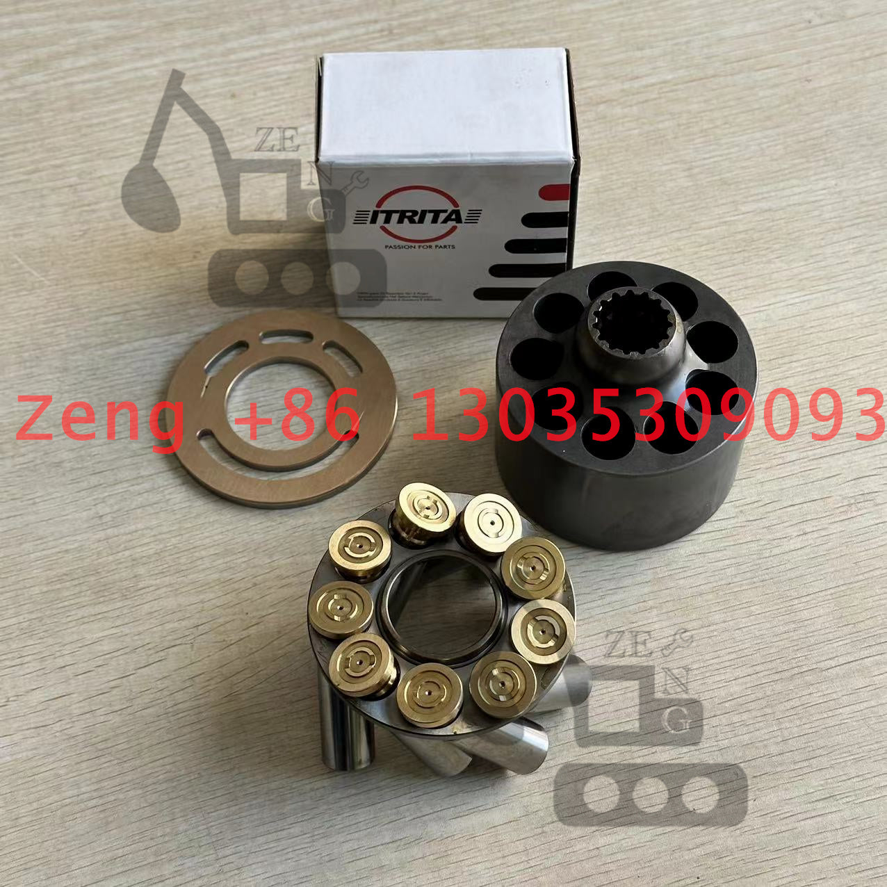 Rexroth A10VNO41 hydraulic pump rotory group and spare parts for Caterpillar CAT345D CAT349D CAT350