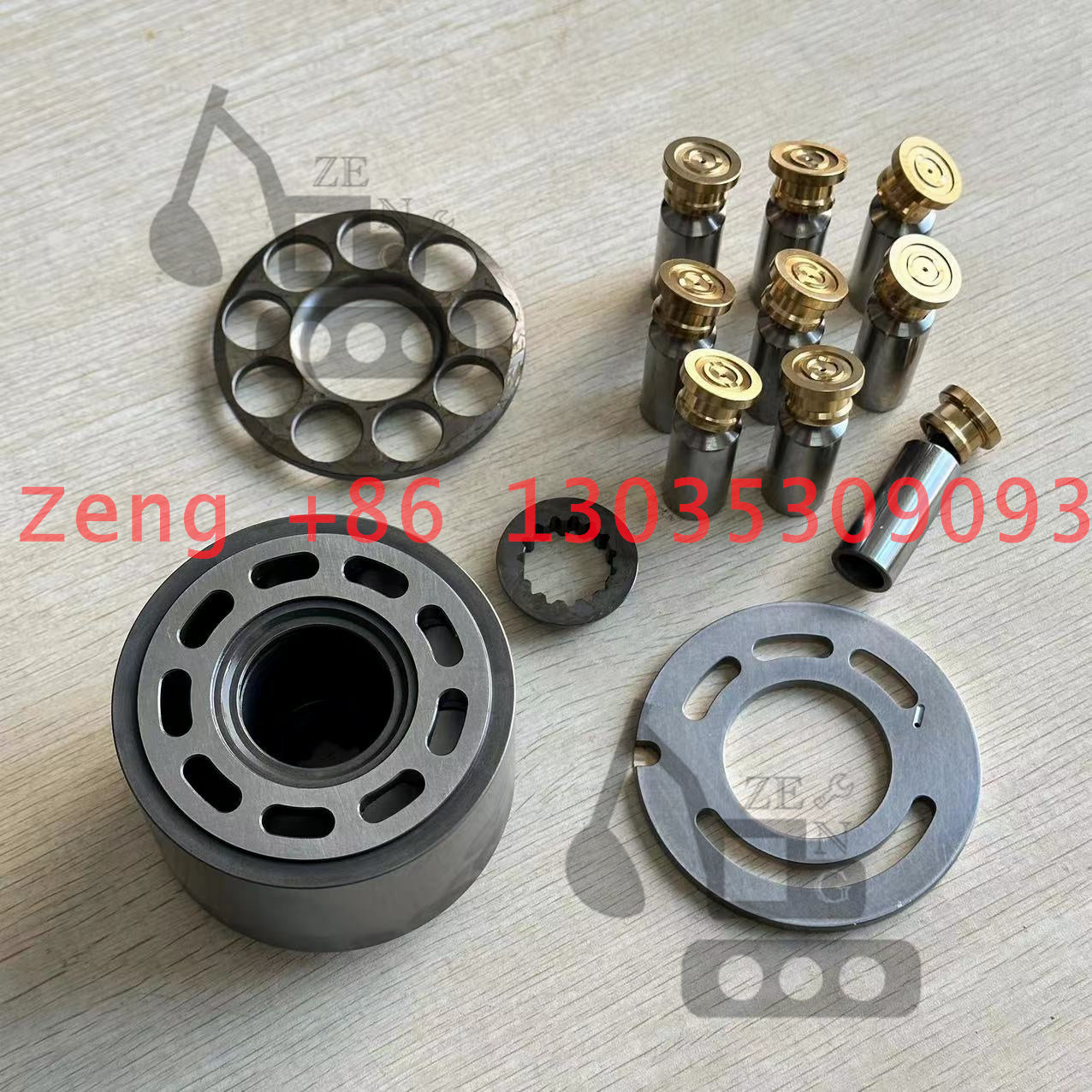 Rexroth A10VNO41 hydraulic pump rotory group and spare parts for Caterpillar CAT345D CAT349D CAT350