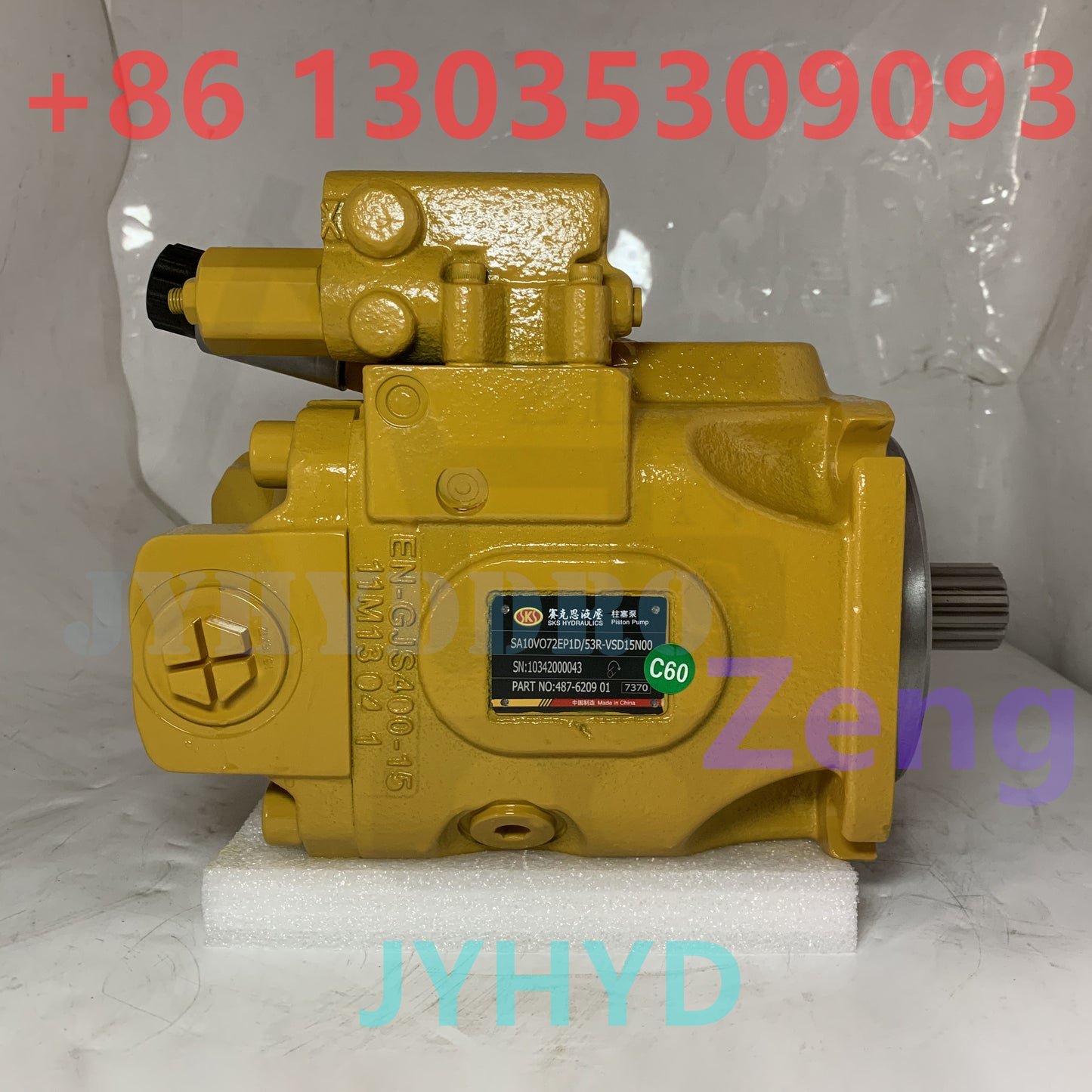 CATERPILLAR E307.5 EXCAVATOR A10VO72/53R-VSD15N00 HYDRAULIC PISTON PUMP