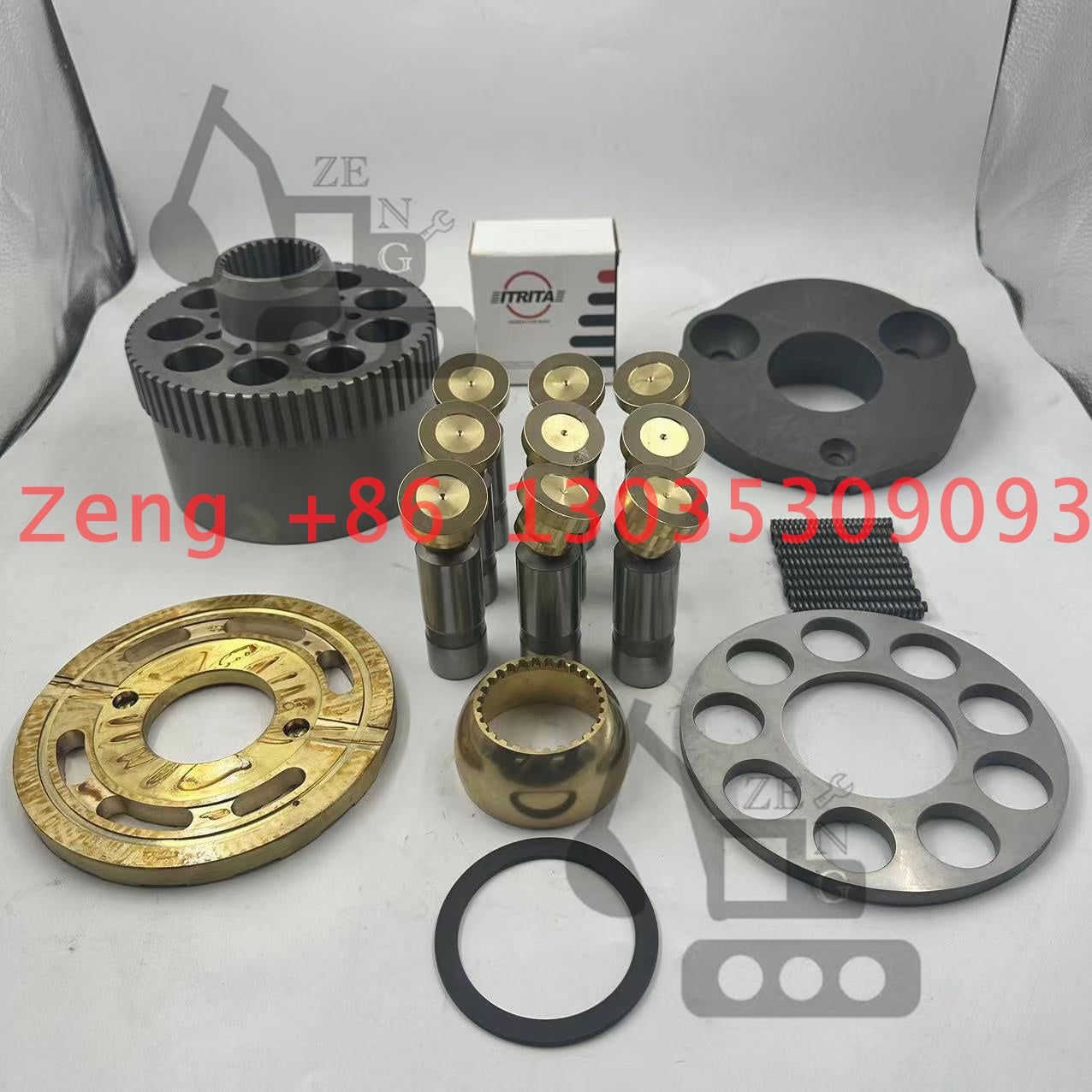 Nabtesco M2V150 hydraulic final drive rotary group and spare motor parts used for Kobelco SK200-1 SK200-3 SK200-5 excavator