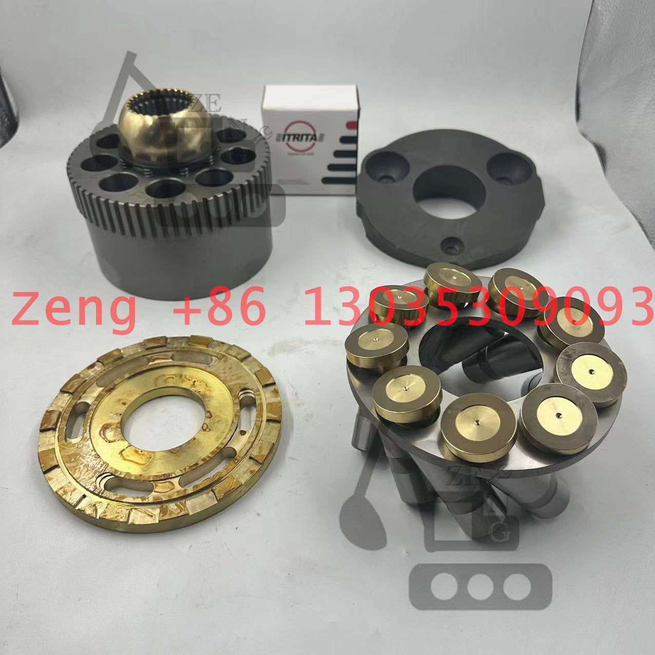 Nabtesco M2V150 hydraulic final drive rotary group and spare motor parts used for Kobelco SK200-1 SK200-3 SK200-5 excavator