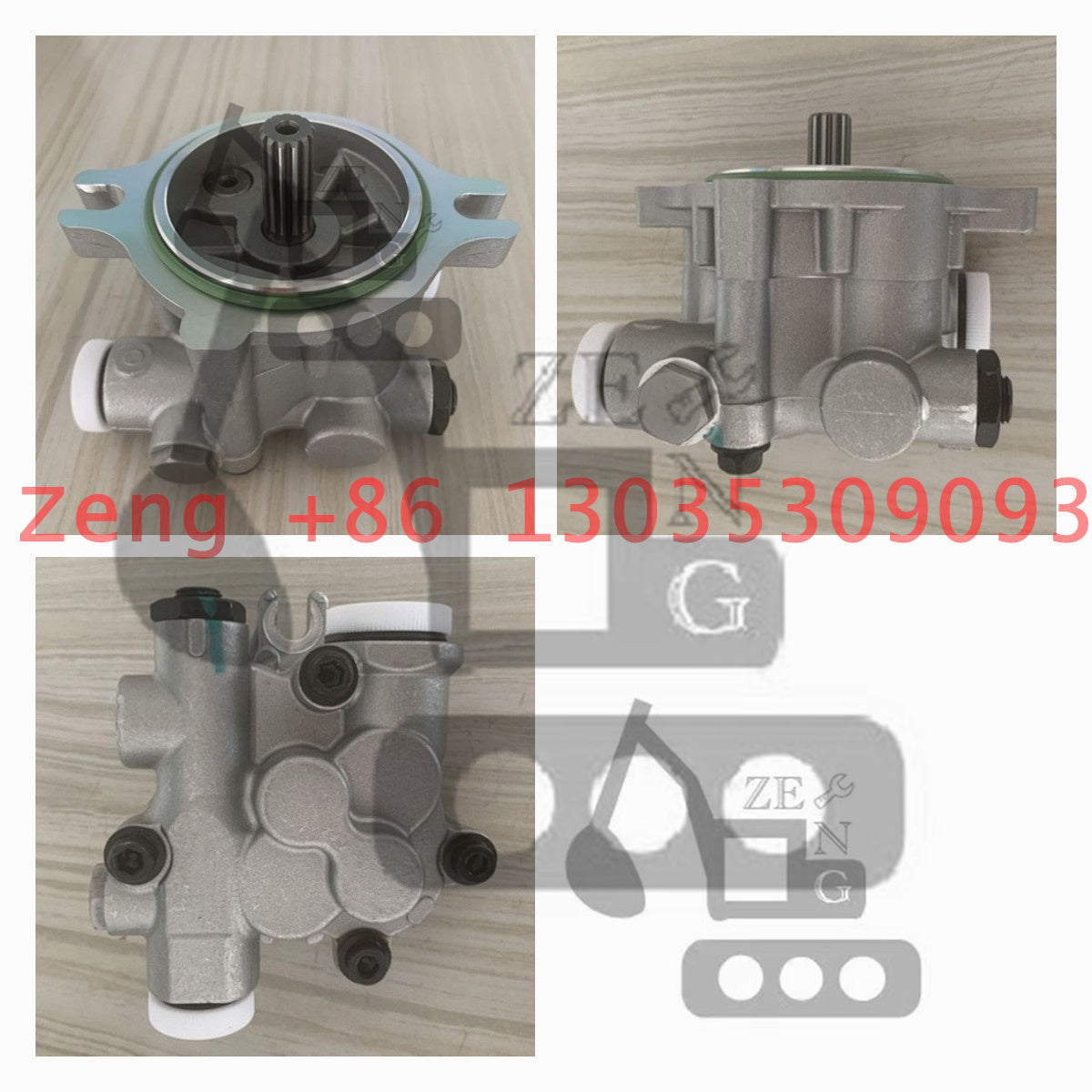 K3V112 hydraulic pump gear pump pilot pump