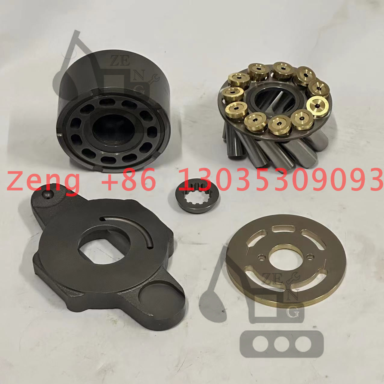 Nachi PVK-2B-505 hydraulic main pump rotary group and spare parts for Hitachi ZAX55，Hitachi EX55 ZAX55，Yuchai YC60-3，Kaiyuan KY60，Nante NT60，Komatsu PC40 excaavator