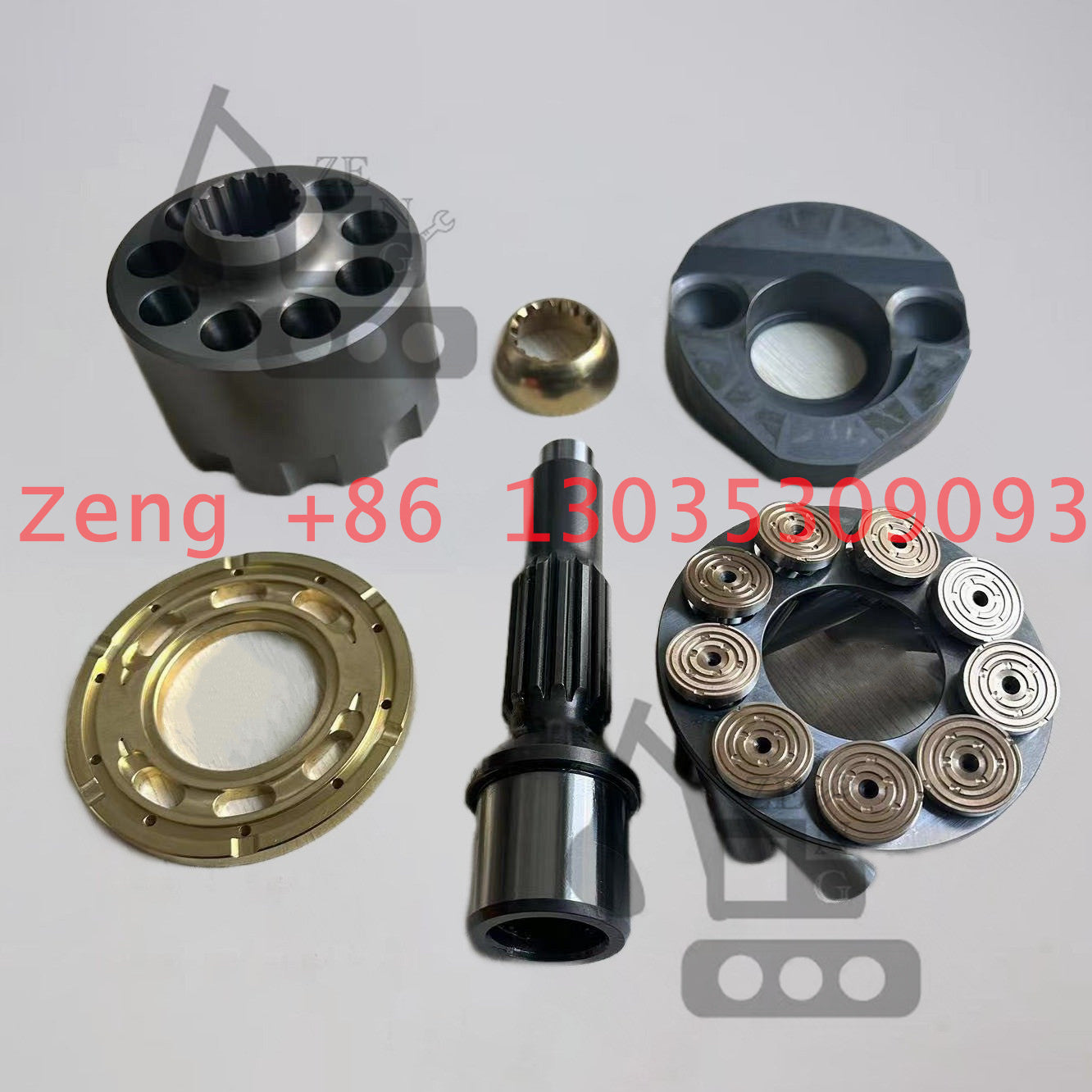 Komatsu HMV110 final drive travel motor parts