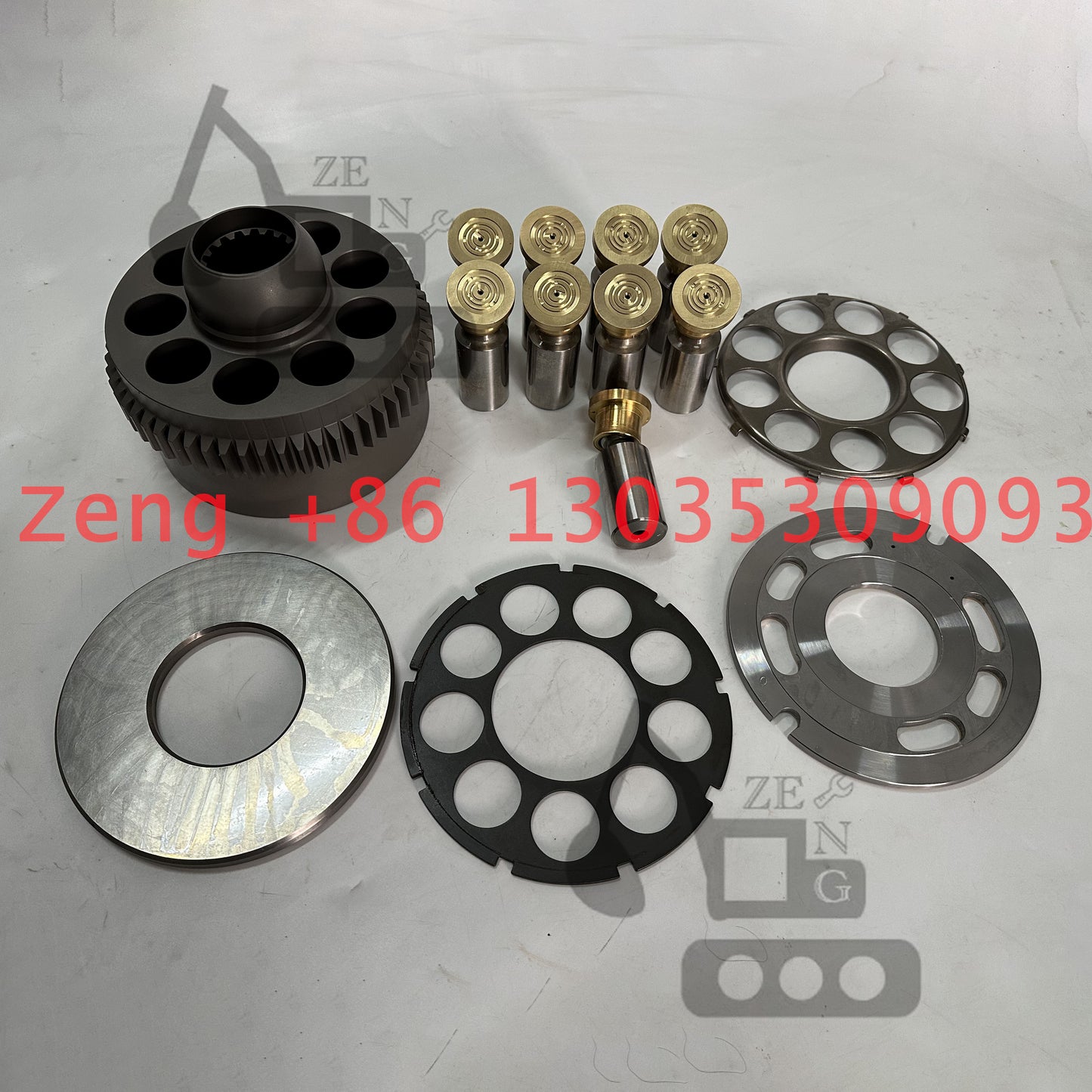 Kawasaki M5X250 hydraulic Swing motor rotary group and spare parts for SANY SY465 SY485 SY550，XCMG XE490，Volvo EC700 excavator