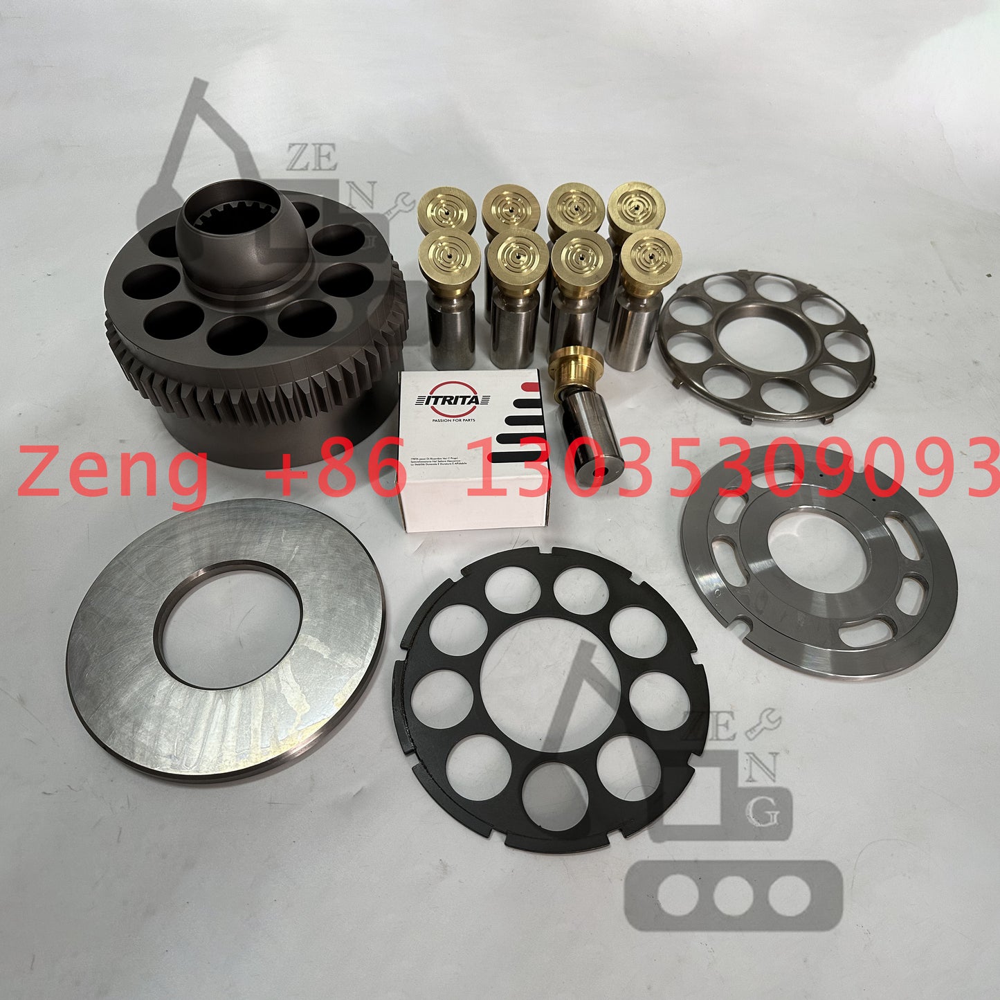 Kawasaki M5X250 hydraulic Swing motor rotary group and spare parts for SANY SY465 SY485 SY550，XCMG XE490，Volvo EC700 excavator