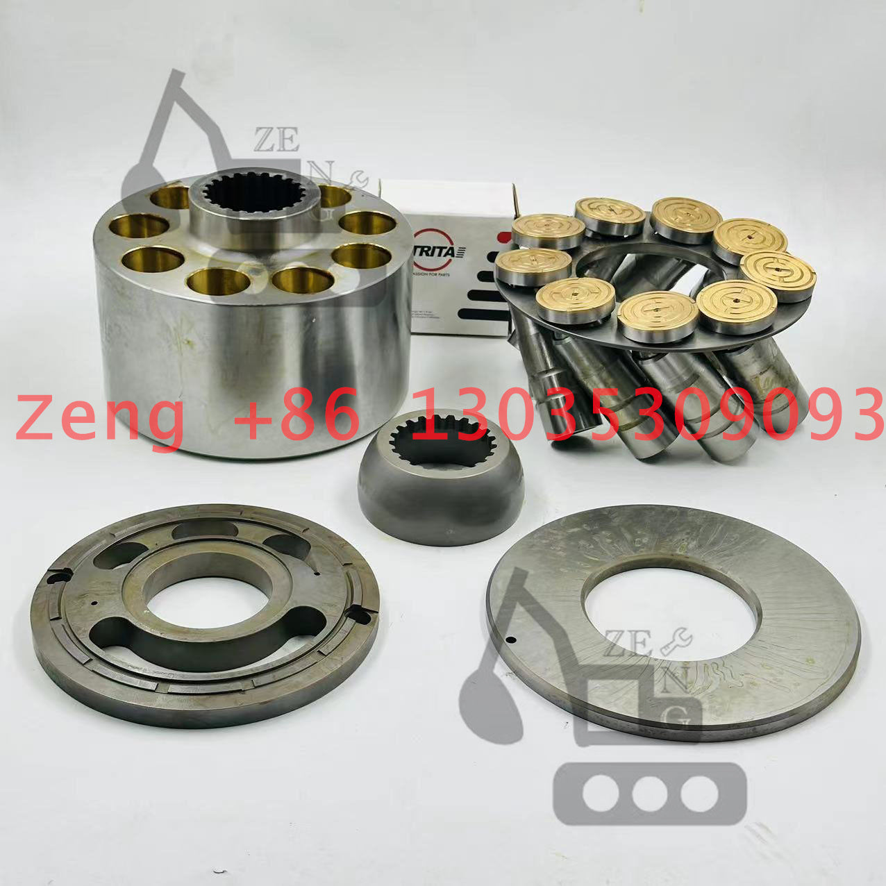 Hitachi HPK300 hydraulic pump rotary group and spare parts for EX1200-6 final drive travel motor