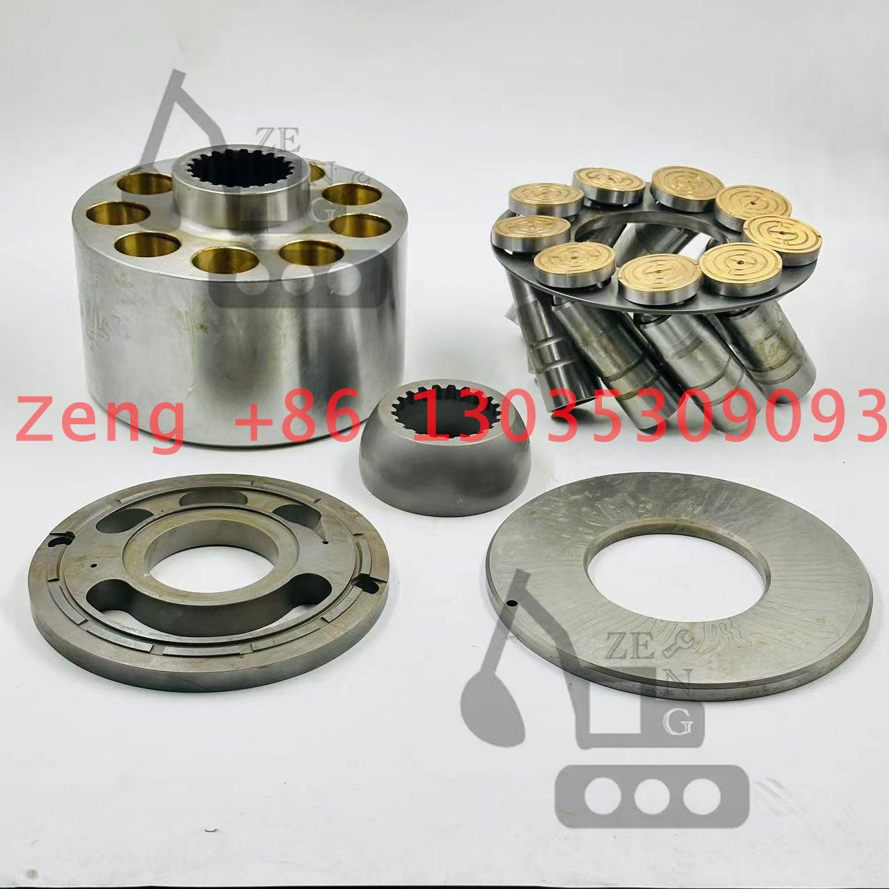 Hitachi HPK300 hydraulic pump rotary group and spare parts for EX1200-6 final drive travel motor