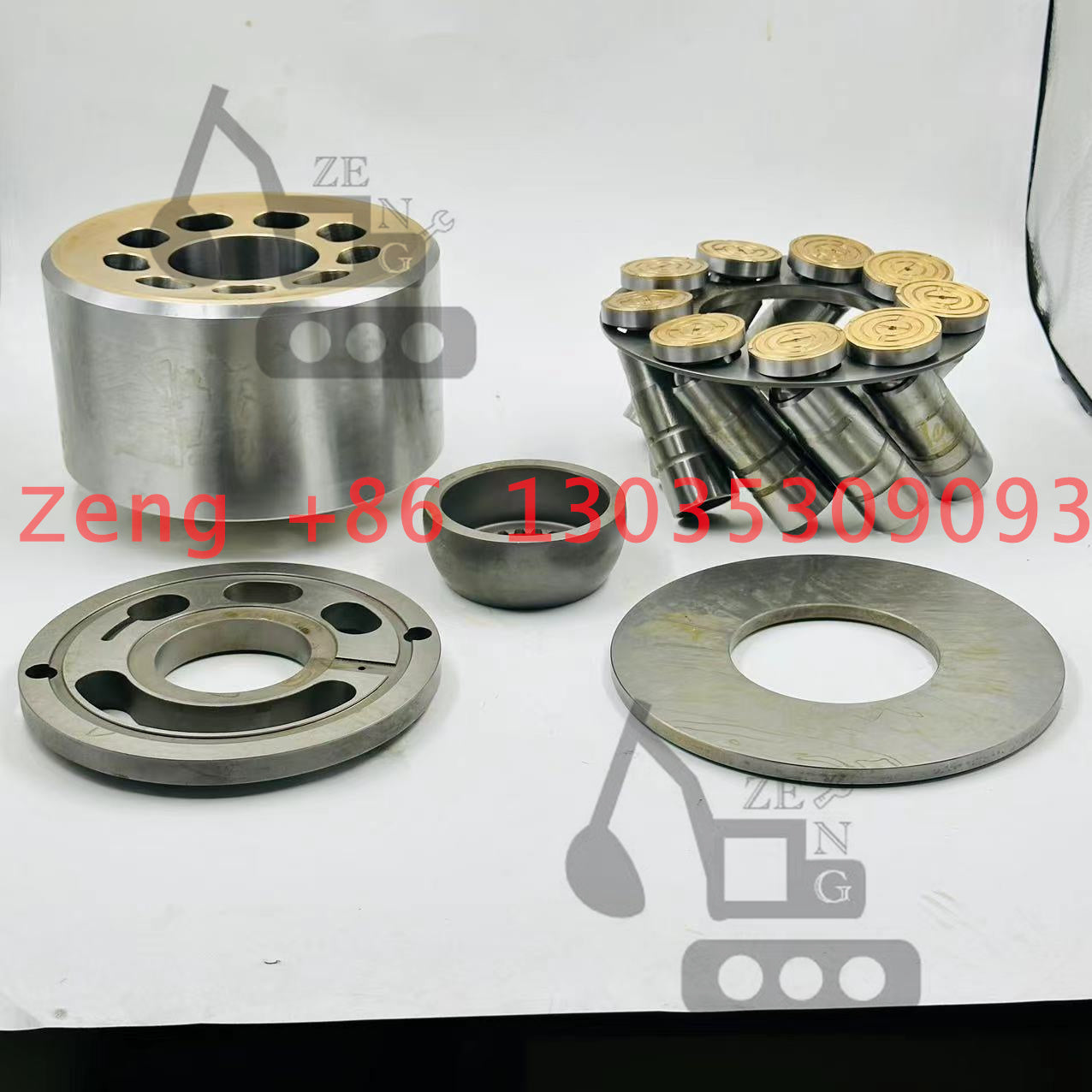 Hitachi HPK300 hydraulic pump rotary group and spare parts for EX1200-6 final drive travel motor