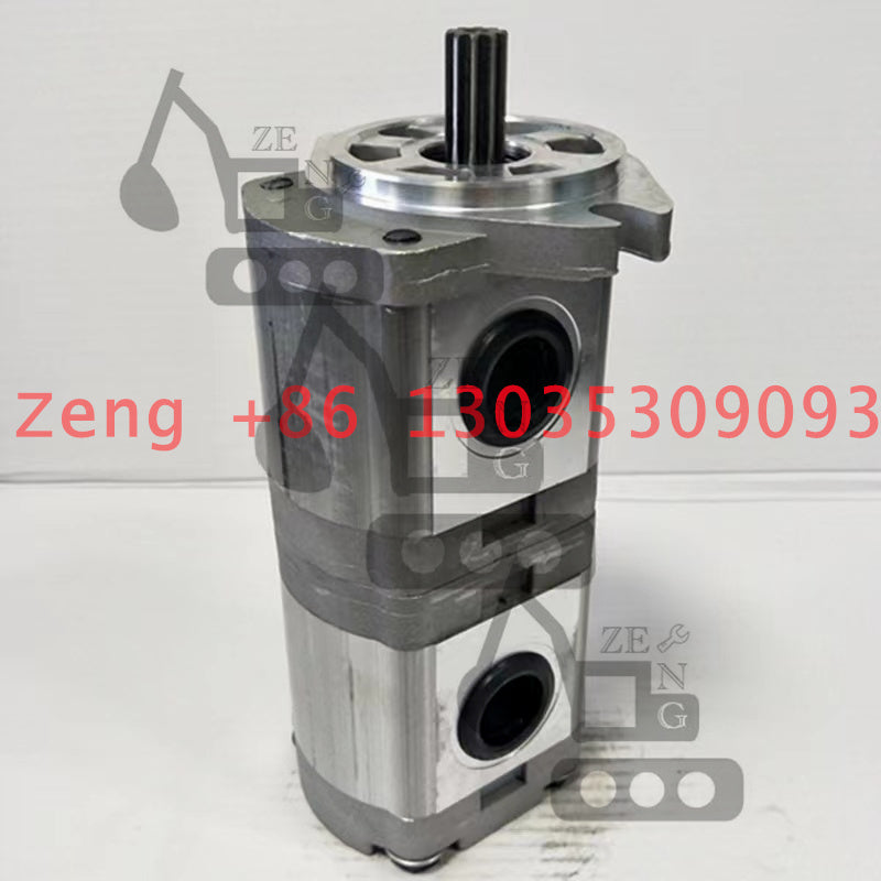 EX200-5 hydraulic pump two stage gear pump pilot pump