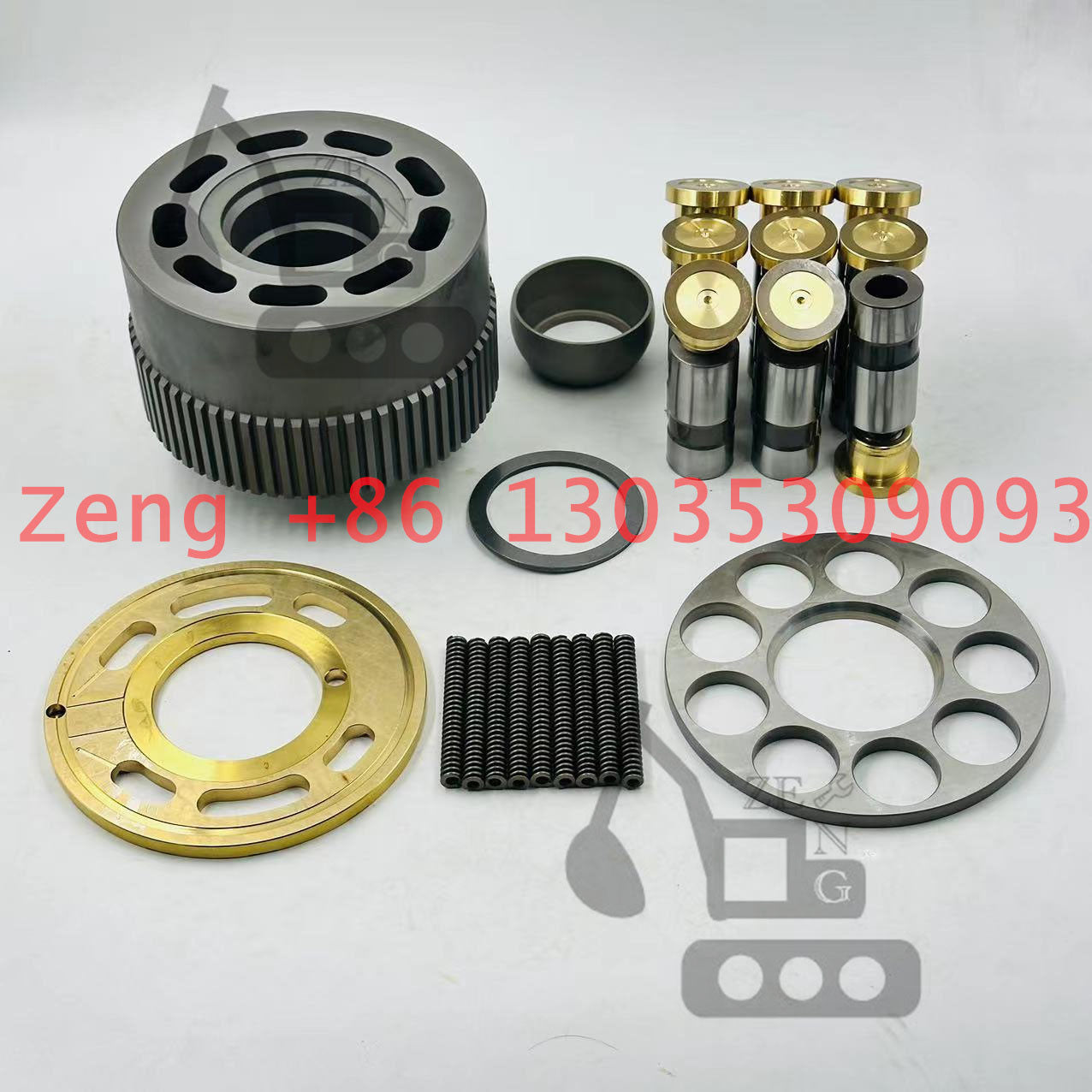 NABTESCO M3V270 travel motor set plate retainer plate